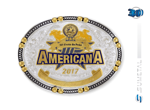 10060F - Fivela Country Festa do Peão de Americana 2017