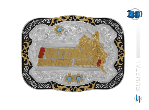10841F PD - Fivela Country UFB Ultimate Fighter Bulls