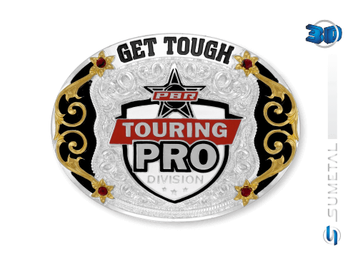 11435F PD - Fivela Country PBR PROFESSIONAL BULL RIDERS