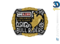 12225FJ PD - Fivela Country Touro Bull Riders