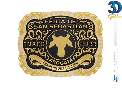 13401FJ PD - Fivela Country Personalizada Feria de San Sebastián LVAEG 2021