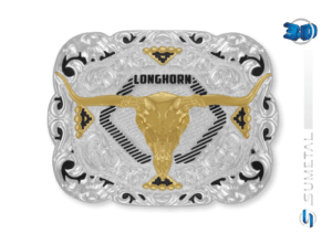 11405F PD - Fivela Country Longhorn